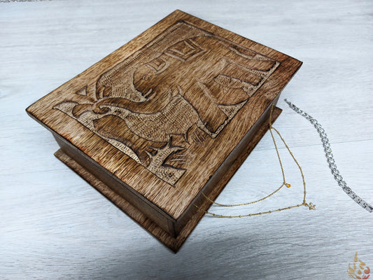 Elephant Keepsake Jewellery Box - Easterninspiration