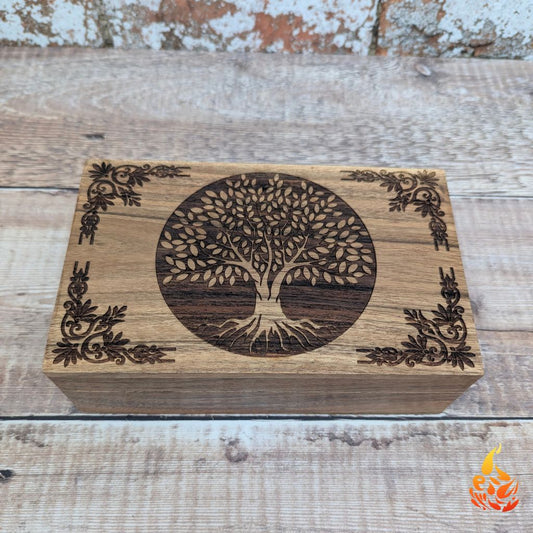 Rustic Wooden Tree of life Box - Easterninspiration