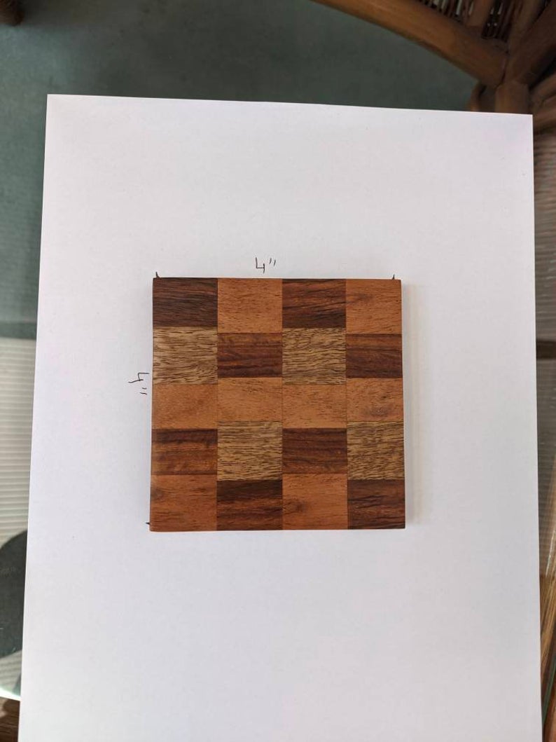Stylish Coasters set of 4 With Mixwood - Easterninspiration