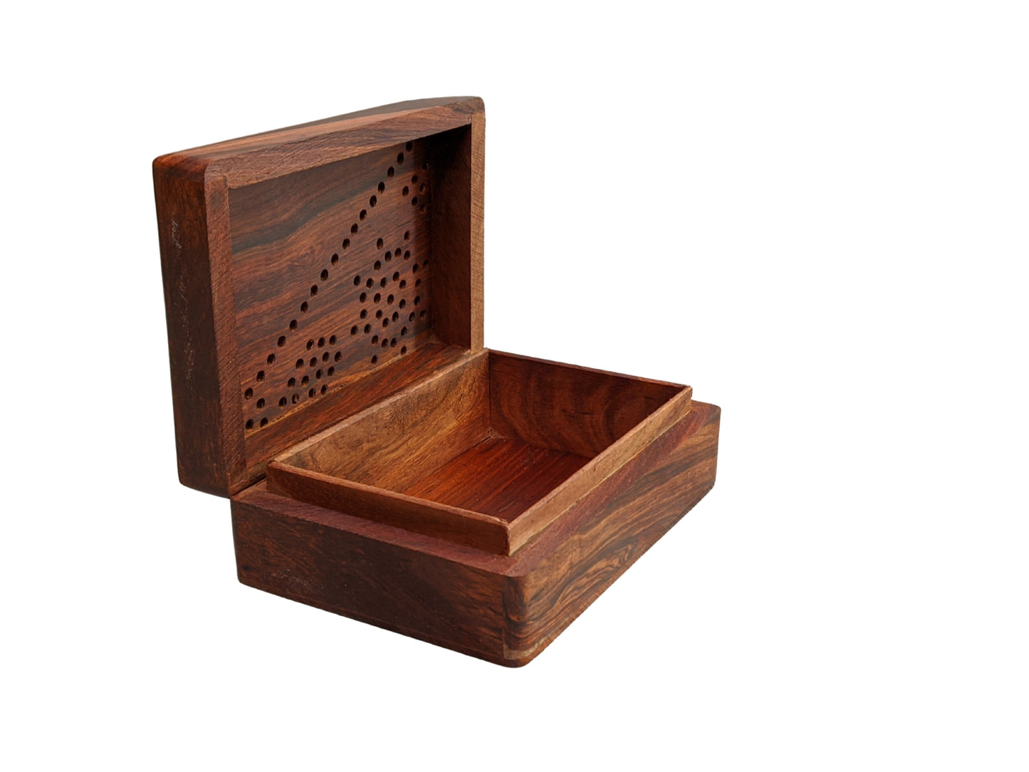 Wooden Box/Christmas Eve Box/ floral gift box/ box/ large keepsake box/ mums jewellery box/ boho chic design/flower box/large inlaid - Easterninspiration