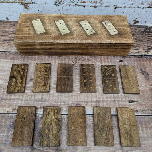 Large domino Set With Big Tiles Perfect for Grandad