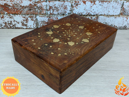 Wooden Jewellery Box Keepsake Box great for Mum