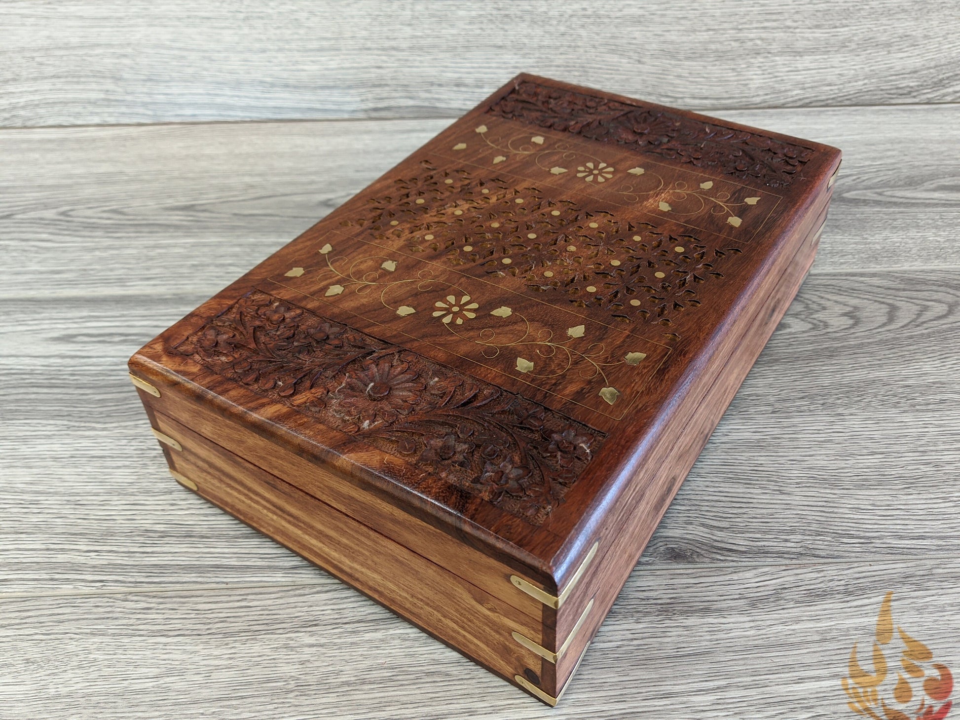 Large Wooden Wedding Memento Keepsake Box - Easterninspiration