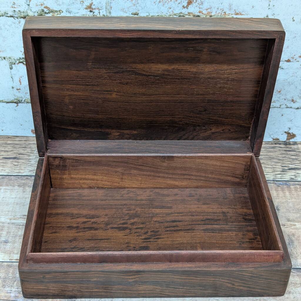 Inlaid  and Carved Elephant Jewellery Box