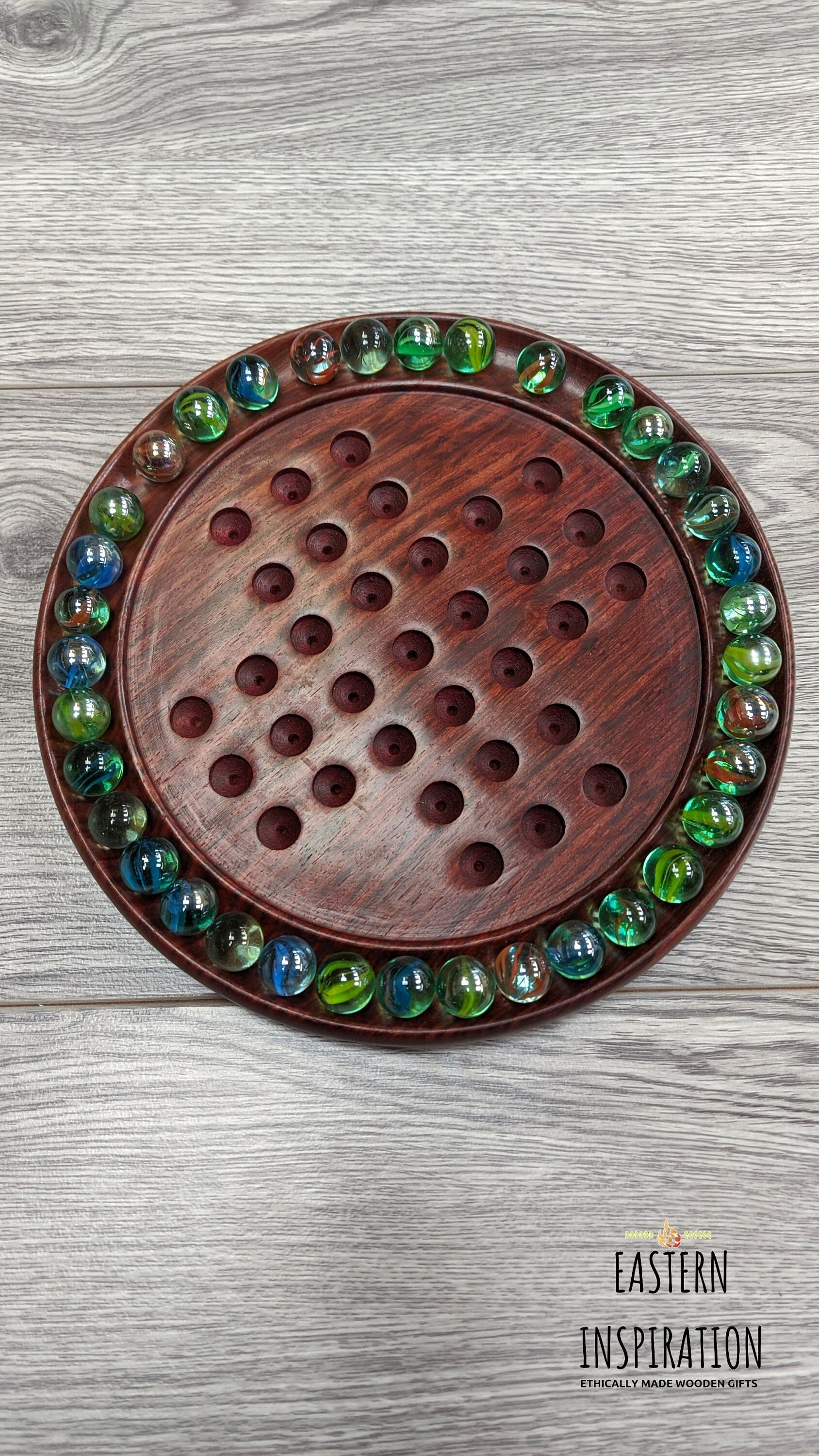 Retro Marble Solitaire game for kids and Adults - Easterninspiration