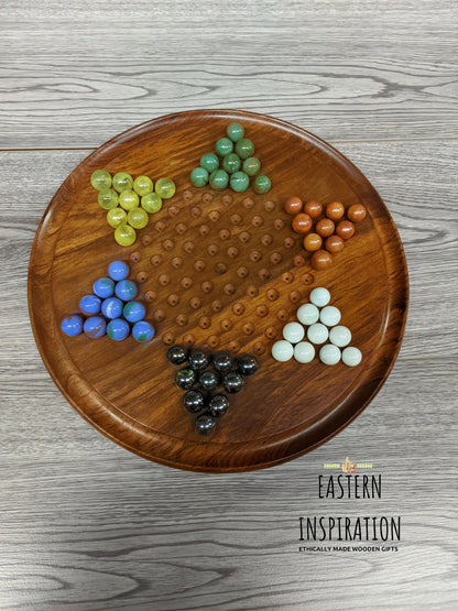 Retro Marble Chinese Checkers Game - Easterninspiration