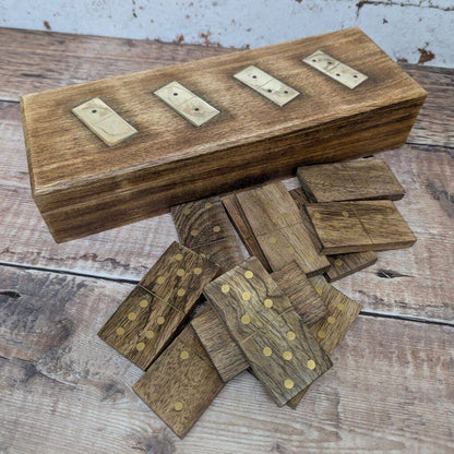 Large domino Set With Big Tiles Perfect for Grandad