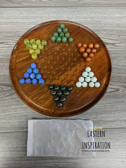 Retro Marble Chinese Checkers Game - Easterninspiration