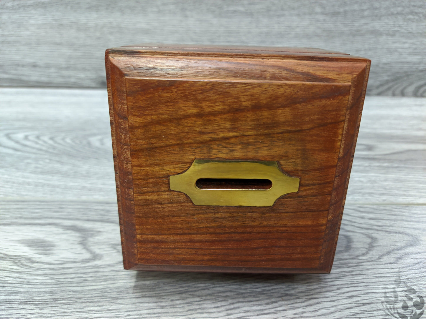 Money Box Piggy Bank Square plain Wooden great Rainy fund box - Easterninspiration