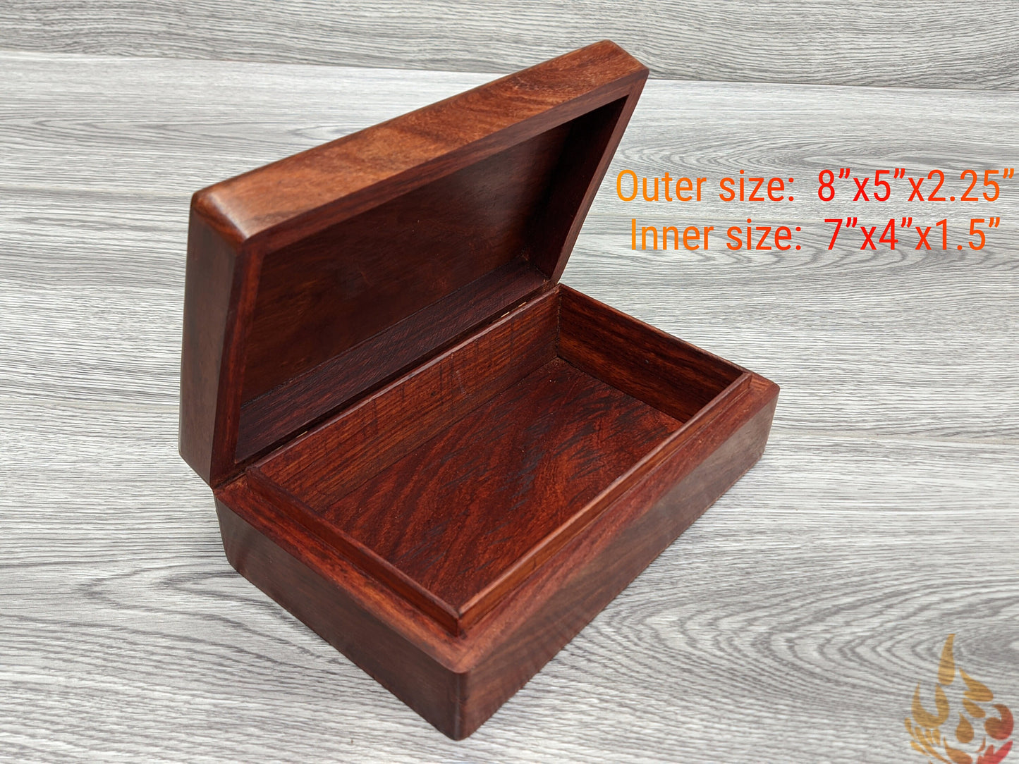 Small Floral Carved Inlaid Jewellery Box - Easterninspiration