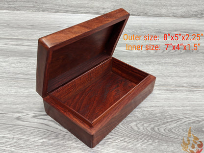Small Floral Carved Inlaid Jewellery Box - Easterninspiration