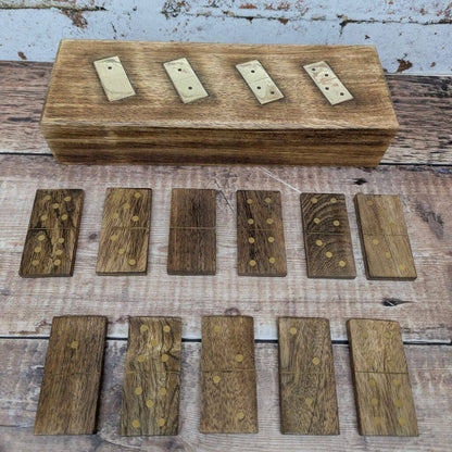 Large domino Set With Big Tiles Perfect for Grandad