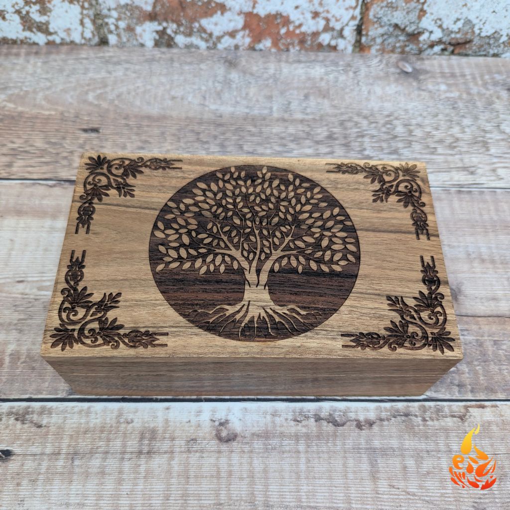 Rustic Wooden Tree of life Box