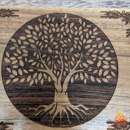 Rustic Wooden Tree of life Box