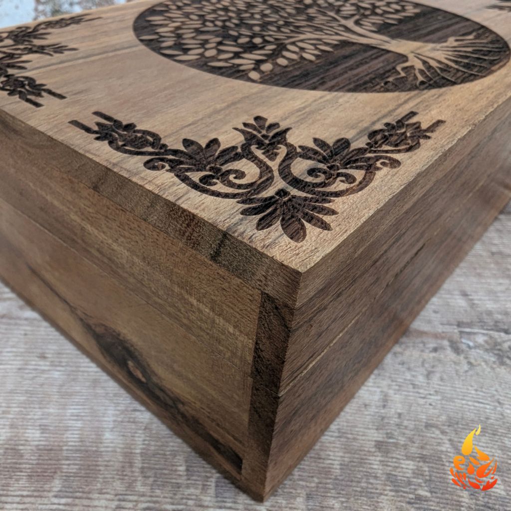 Rustic Wooden Tree of life Box