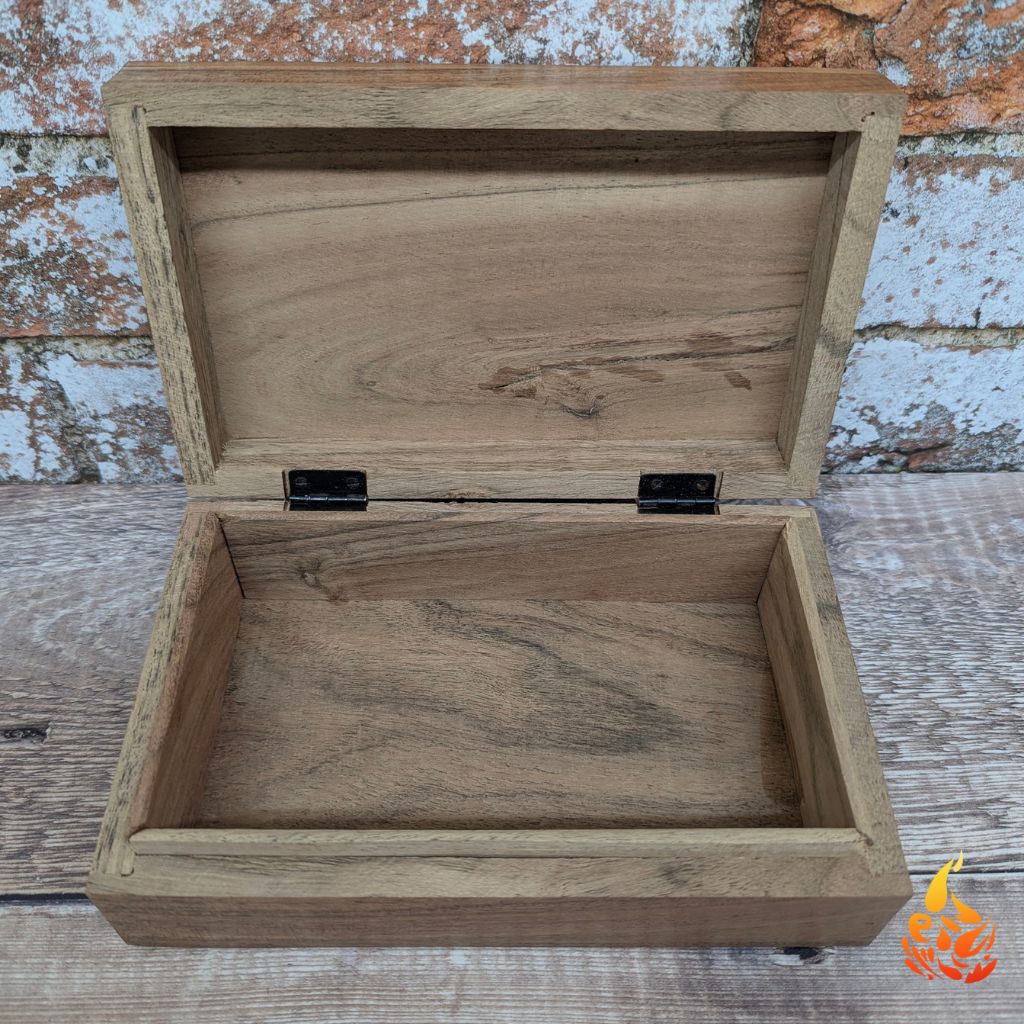 Rustic Wooden Elephant Box