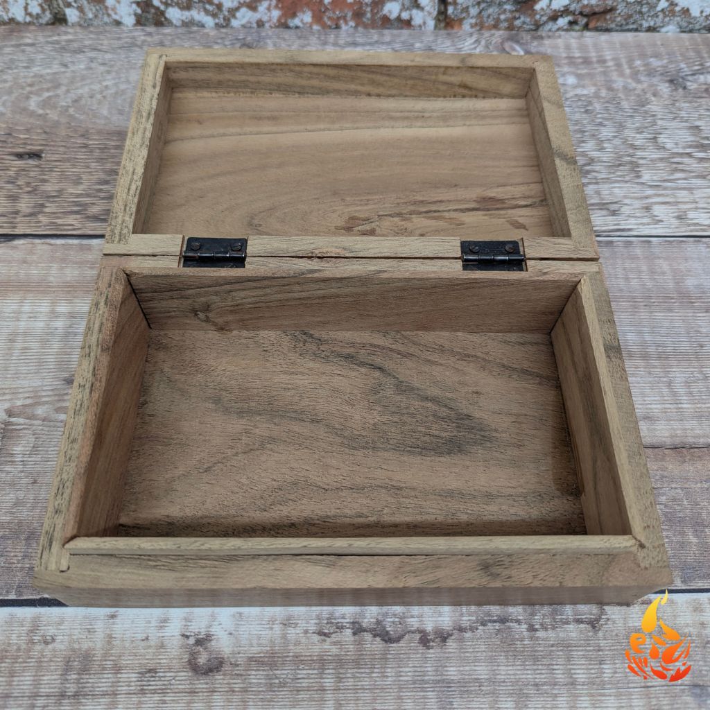 Rustic Wooden Elephant Box