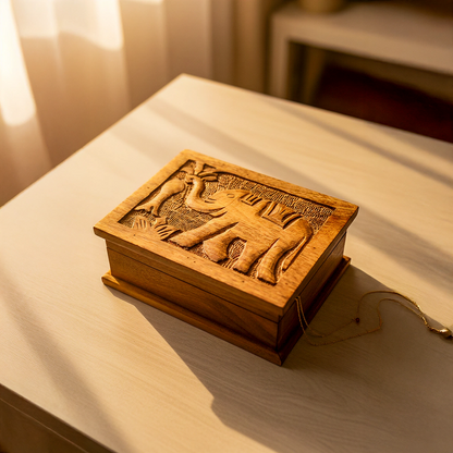 Elephant Keepsake Jewellery Box - Easterninspiration