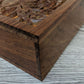 Floral carved/adult gifts/ tissue holder cover/tissue box cover/coffee table dining room napkin holder/living room decor/Wooden gifts - Easterninspiration