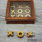 noughts and crosses game set for kids/Boho Decor/ strategy game/for kids/ kids gift/kids game/mini game set/kid gifts/Wooden gifts - Easterninspiration