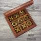 noughts and crosses game set for kids/Boho Decor/ strategy game/for kids/ kids gift/kids game/mini game set/kid gifts/Wooden gifts - Easterninspiration