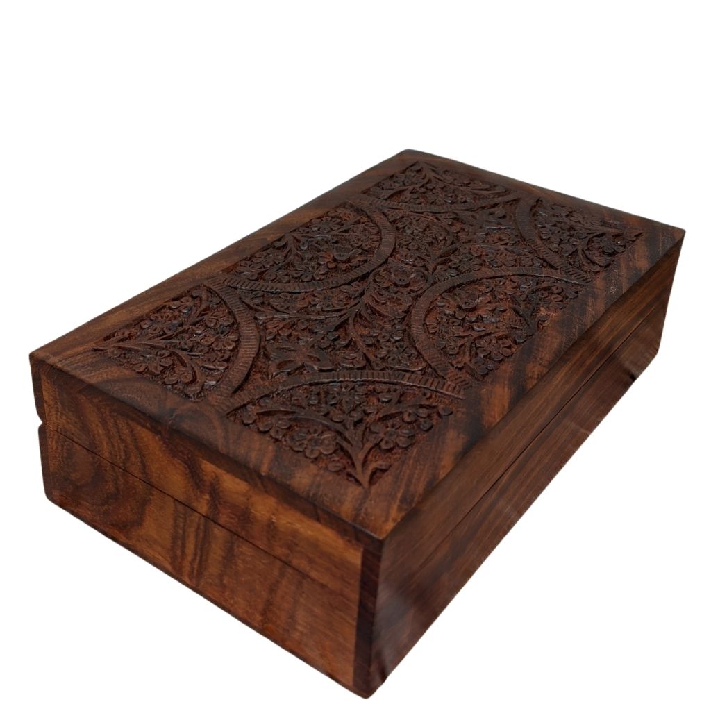 3 Daisy's Carved box Boho Decor Boho Gifts - Easterninspiration