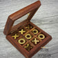 noughts and crosses game set for kids/Boho Decor/ strategy game/for kids/ kids gift/kids game/mini game set/kid gifts/Wooden gifts - Easterninspiration