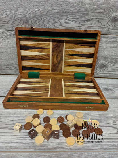 Wooden backgammon Game Set - Easterninspiration