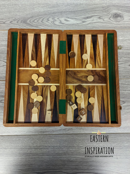 Wooden backgammon Game Set - Easterninspiration