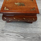 Decorative elephant wooden cigar box wooden jewelry box jewelry box brown wooden box brown groomsmen gift mantelpiece decor brass inlay - Easterninspiration