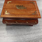 Decorative elephant wooden cigar box wooden jewelry box jewelry box brown wooden box brown groomsmen gift mantelpiece decor brass inlay - Easterninspiration