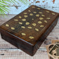 Brass Inlaid Rose box Boho Decor Boho Gifts - Easterninspiration