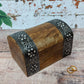 hand made wooden floral chest for Kids. Boho Decor Boho Gifts - Easterninspiration