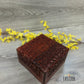 Square Carved Box With Floral Design - Easterninspiration