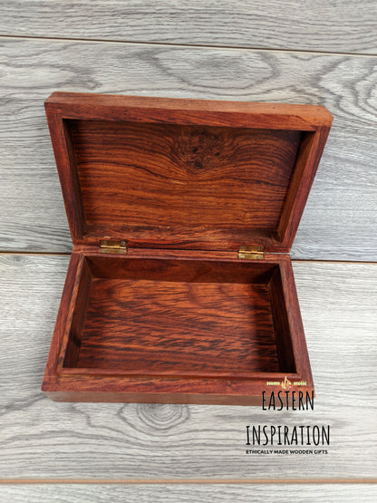 Wooden Pentagram Inlaid Box - Easterninspiration