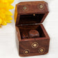 Large handmade inlaid dice box with 5 Dice. Great for Kids - Easterninspiration