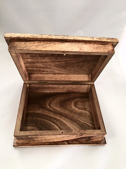 Mango Wooden Carved Elephant Box - Easterninspiration