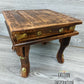 Rustic footstool Low footstool  in a Moroccan and Indian Maharaja Style - Easterninspiration