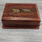 2 Elephants Lock box - Easterninspiration