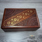Floral Diagonal Inlaid with carving - Easterninspiration