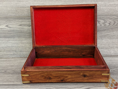 Wooden Box/jewellery box/wooden box/ floral gift box/ box/ large keepsake box/ mums jewellery box/ boho chic design/flower box/large inlaid - Easterninspiration