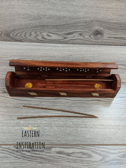 Long Incense Box in 3 different designs - Easterninspiration