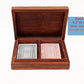 Wooden Double Card box - Easterninspiration
