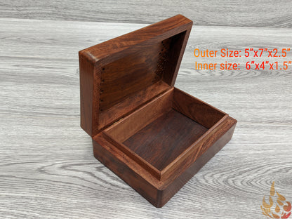 Wooden Box/elephant box/christmas eve box/Wooden box/ floral gift box/ large keepsake box/ mums jewellery box/ boho chic design - Easterninspiration