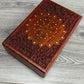 Inlaid Sunflower Carved Jewellery Box - Easterninspiration