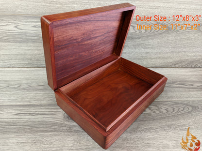 Wooden Box/jewellery box/wooden box/ floral gift box/ box/ large keepsake box/ mums jewellery box/ boho chic design/flower box/large inlaid - Easterninspiration