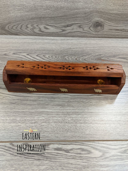 Long Incense Box in 3 different designs - Easterninspiration