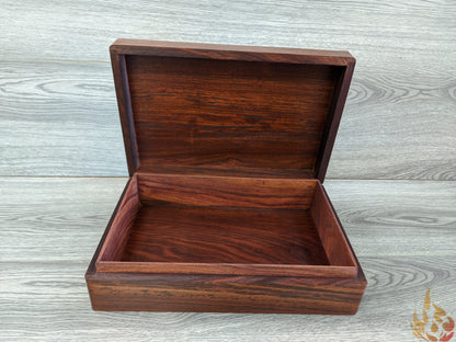 Wooden Box/jewellery box/wooden box/ floral gift box/ box/ large keepsake box/ mums jewellery box/ boho chic design/flower box/large inlaid - Easterninspiration