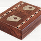 Wooden Double Card box - Easterninspiration