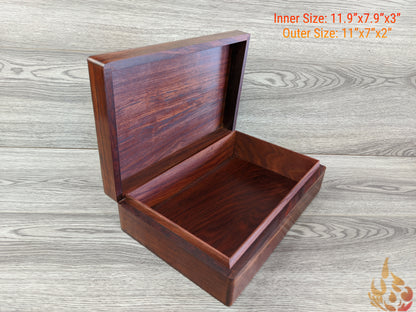 Wooden Box/jewellery box/wooden box/ floral gift box/ box/ large keepsake box/ mums jewellery box/ boho chic design/flower box/large inlaid - Easterninspiration